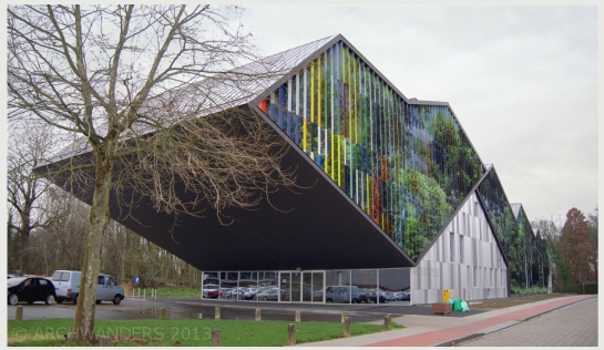 Amazing cantilevered music academy MWD in Dilbeek